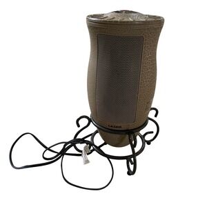 Lasko Oscillating Ceramic Heater Tan Crackle Finish 1500W 3 Heat Settings